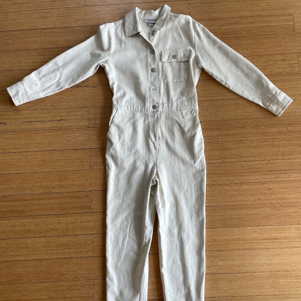 White jumpsuit (Sandy Liang for Target)